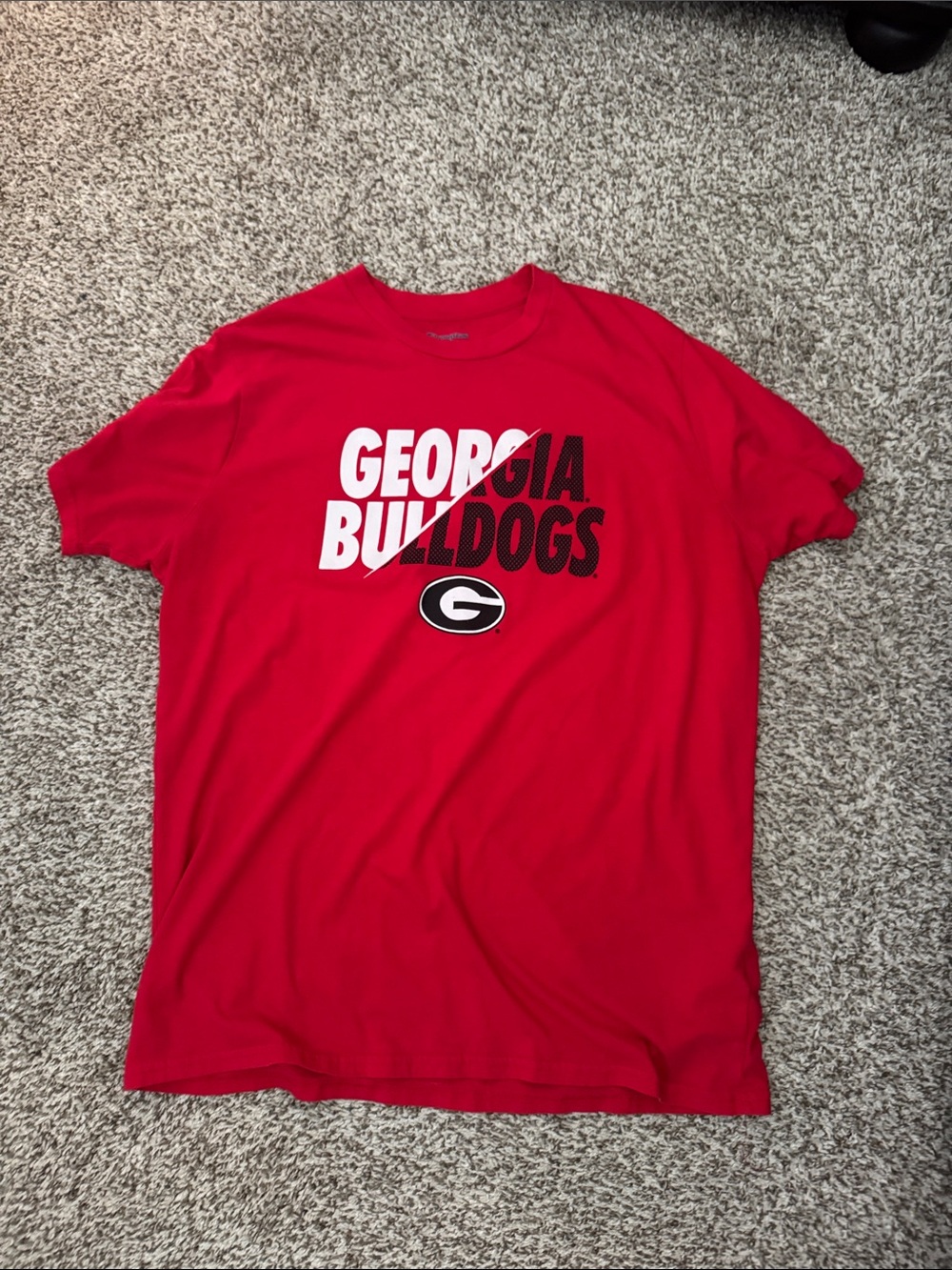 Champion Red Georgia Bulldogs Graphic Tee